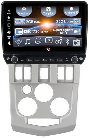 Dacia - Navigatie dedicata L90 2004-2009 cu butoane rotative model 2024, 9 Inch, 2GB RAM 32GB ROM, Quadcore, Android 13, WiFi, Bluetooth, Magazin Play