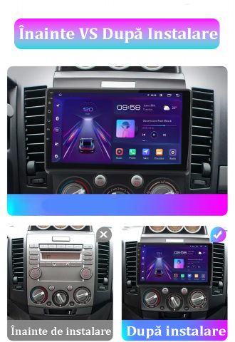 (Resigilata) Navigatie dedicata Ford Ranger 2006-2011, 2GB RAM 32GB ROM, Quad Core, Display 9" IPS Full HD, Carplay, Android 13, Bluetooth, Magazin Play, Suport camere AHD [5]