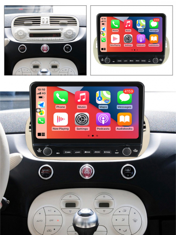 Navigatie dedicata Fiat 500 cu butoane rotative model 2024, 9 Inch, 2GB RAM 32GB ROM, Quadcore, Android 13, WiFi, Bluetooth, Magazin Play [5]