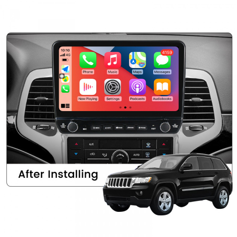 Navigatie dedicata Grand Cherokee 2010-2013 cu butoane rotative model 2024, 9 Inch, 2GB RAM 32GB ROM, Quadcore, Android 13, WiFi, Bluetooth, Magazin Play [2]