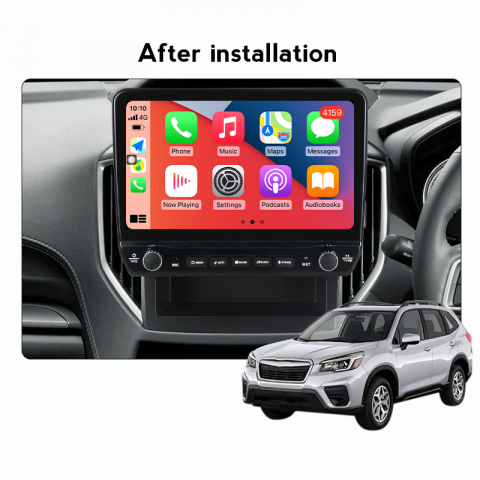 Navigatie dedicata Forester 2017-2020 cu butoane rotative model 2024, 9 Inch, 2GB RAM 32GB ROM, Quadcore, Android 13, WiFi, Bluetooth, Magazin Play [2]