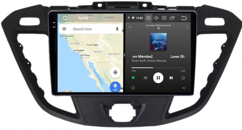 Navigatie dedicata Ford Transit ( 2012 - 2019 ), 12GB RAM 256GB ROM, Android 13, Rezolutie 2K, Display QLED, 9", DSP, Carplay, Android Auto, Internet, Youtube, Waze, Wi Fi, USB [3]