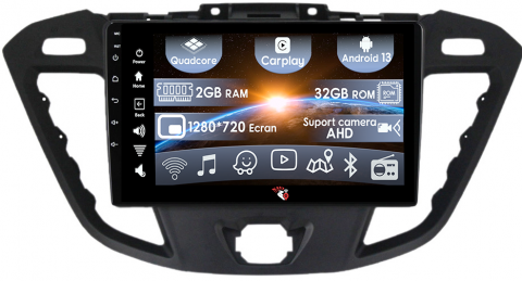 Transit 2013-2018 - (Resigilata) Navigatie dedicata Ford Transit 2013-2018, 2GB RAM 32GB ROM, Quad Core, Display 9" IPS Full HD, Carplay, Android 13, Bluetooth, Magazin Play, Suport camere AHD
