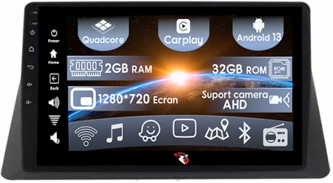 Honda - (Resigilata) Navigatie dedicata Honda Accord 8th 2008-2013, 2GB RAM 32GB ROM, Quad Core, Display 10" IPS Full HD, Carplay, Android 13, Bluetooth, Magazin Play, Suport camere AHD