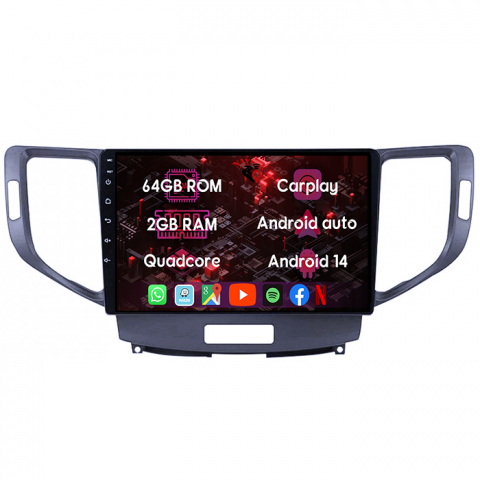 (Resigilata) Navigatie dedicata Honda Accord VII 2008 - 2012, 2GB RAM 32GB ROM, Quad Core, Display 9" IPS Full HD, Carplay, Android 13, Bluetooth, Magazin Play, Suport camere AHD [9]