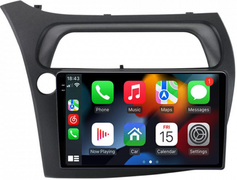 Navigatie dedicata Honda Civic 2005-2011, 12GB RAM 256GB ROM, Android 13, Rezolutie 2K, Display QLED, 9", DSP, Carplay, Android Auto, Internet, Youtube, Waze, Wi Fi, USB [1]
