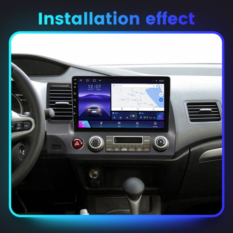 Navigatie dedicata Honda Civic 2006-2011, 4GB RAM 64GB ROM, Octacore, Android 13, Display QLED 10.2", DSP, Carplay, Android Auto, Internet, Youtube, Waze, WIFI, Bluetooth [8]