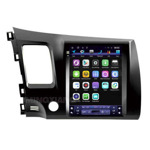 Honda - Navigatie dedicata Honda Civic 2004-2009 Tesla Style, 4GB RAM 64GB ROM, ANDROID 13, Carplay&Android Auto, 9.7 inch, Internet, Aplicatii, Waze
