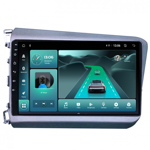 (Resigilata) Navigatie dedicata Honda Civic ( 2011 - 2015 ), 2GB RAM 32GB ROM, Quad Core, Display 9" IPS Full HD, Carplay, Android 13, Bluetooth, Magazin Play, Suport camere AHD [5]