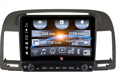 Camry 2002-2006 - Navigatie dedicata Camry 2002-2006 cu butoane rotative model 2024, 9 Inch, 2GB RAM 32GB ROM, Quadcore, Android 13, WiFi, Bluetooth, Magazin Play