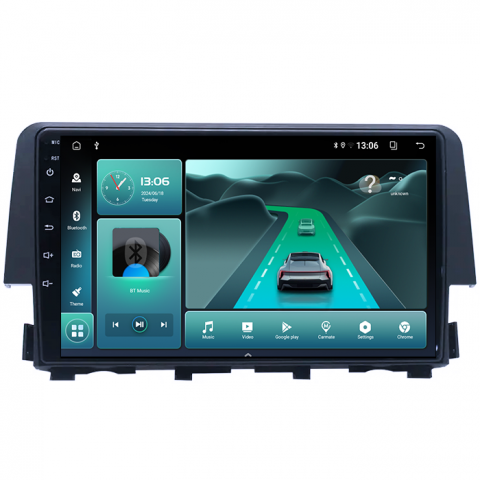 (Resigilata) Navigatie dedicata Honda Civic ( 2016 - 2020 ), 2GB RAM 32GB ROM, Quad Core, Display 9" IPS Full HD, Carplay, Android 13, Bluetooth, Magazin Play, Suport camere AHD [4]