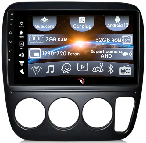 Honda - (Resigilata) Navigatie dedicata Honda CR-V 1998, 2GB RAM 32GB ROM, Quad Core, Display 9" IPS Full HD, Carplay, Android 13, Bluetooth, Magazin Play, Suport camere AHD