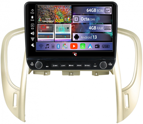 Buick Lacrosse 2009-2013 - Navigatie dedicata Lacrosse 2009-2013 cu butoane rotative model 2024, 4 GB RAM 64 ROM, Quadcore, Android 13, Display QLED, 9", DSP, Carplay, Android Auto, Internet, Youtube , Waze , WI-FI