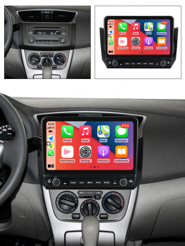 Navigatie dedicata Sylphy 2012-2018 cu butoane rotative model 2024, 10 Inch, 2GB RAM 32GB ROM, Quadcore, Android 13, WiFi, Bluetooth, Magazin Play [3]