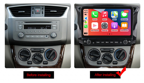 Navigatie dedicata Sylphy 2003-2012 cu butoane rotative model 2024, 10 Inch, 2GB RAM 32GB ROM, Quadcore, Android 13, WiFi, Bluetooth, Magazin Play [4]