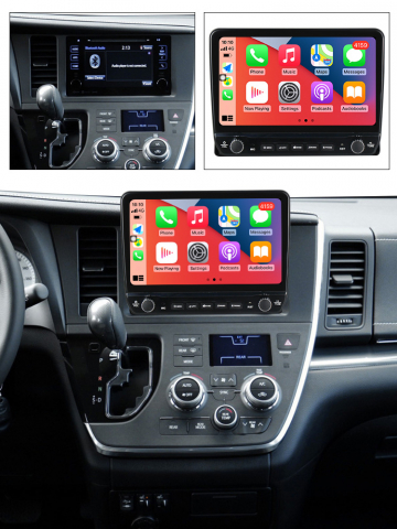 Navigatie dedicata Sienna 2016-2018 cu butoane rotative model 2024, 9 Inch, 2GB RAM 32GB ROM, Quadcore, Android 13, WiFi, Bluetooth, Magazin Play [3]