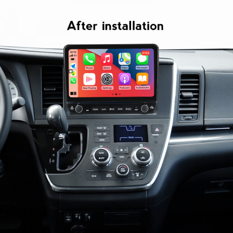 Navigatie dedicata Sienna 2016-2018 cu butoane rotative model 2024, 9 Inch, 2GB RAM 32GB ROM, Quadcore, Android 13, WiFi, Bluetooth, Magazin Play [2]