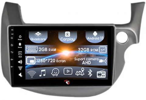 Honda - (Resigilata) Navigatie dedicata Honda Fit/Jazz 2008-2013, 2GB RAM 32GB ROM, Quad Core, Display 10" IPS Full HD, Carplay, Android 13, Bluetooth, Magazin Play, Suport camere AHD