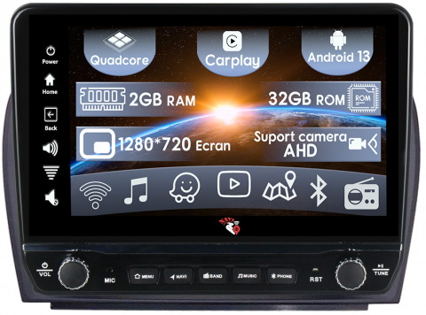 Mercedes-Benz - Navigatie dedicata SL cu butoane rotative model 2024, 10 Inch, 2GB RAM 32GB ROM, Quadcore, Android 13, WiFi, Bluetooth, Magazin Play