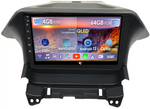 Honda - Navigatie dedicata Honda Odyssey 2009-2014, 4GB RAM 64GB ROM, Octacore, Android 13, Display QLED 10", DSP, Carplay, Android Auto, Internet, Youtube, Waze, WIFI, Bluetooth