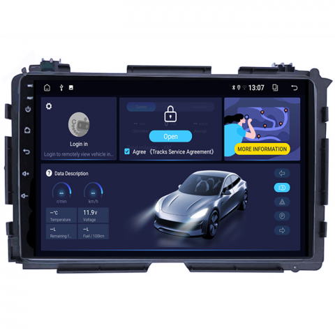(Resigilata) Navigatie dedicata Honda Vezel 2014/HR-V/XR-V, 2GB RAM 32GB ROM, Quad Core, Display 9" IPS Full HD, Carplay, Android 13, Bluetooth, Magazin Play, Suport camere AHD [5]