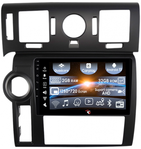 Hummer - (Resigilata) Navigatie dedicata Hummer H2 2007-2009 , Android 13, Wireless Carplay si Android auto 2 GB RAM 32 ROM, Display IPS, 9 inch, Microfon Extern