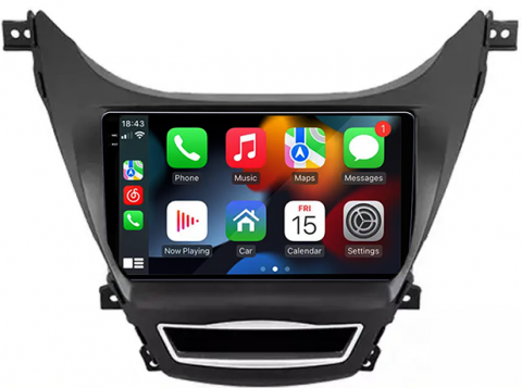 Navigatie dedicata Hyundai Elantra 2011-2013, 12GB RAM 256GB ROM, Android 13, Rezolutie 2K, Display QLED, 9", DSP, Carplay, Android Auto, Internet, Youtube, Waze, Wi Fi, USB [2]