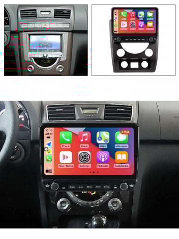 Navigatie dedicata Rexton W 2014-2016 cu butoane rotative model 2024, 4 GB RAM 64 ROM, Quadcore, Android 13, Display QLED, 9", DSP, Carplay, Android Auto, Internet, Youtube , Waze , [3]