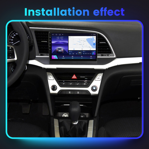 Navigatie dedicata Hyundai Elantra 2019, 4GB RAM 32GB ROM, Octacore, Android 14, Display QLED 1K 9", DSP, Carplay&Android Auto, SIM 4G, Bluetooth, Ventilator Activ [9]