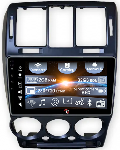 Navigatii Dedicate - (Resigilata) Navigatie dedicata HYUNDAI GETZ 2002-2011, 2GB RAM 32GB ROM, Quad Core, Display 9" IPS Full HD, Carplay, Android 13, Bluetooth, Magazin Play, Suport camere AHD