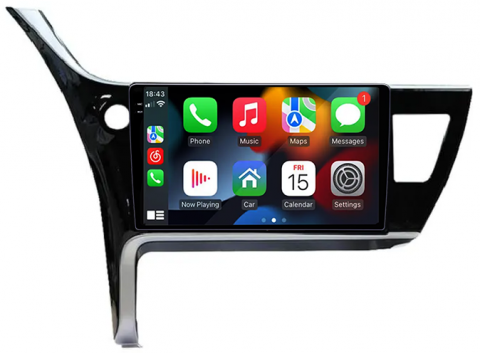 Navigatie dedicata Toyota Corolla 2017-2019, 12GB RAM 256GB ROM, Android 13, Rezolutie 2K, Display QLED, 10.2", DSP, Carplay, Android Auto, Internet, Youtube, Waze, Wi Fi, USB [2]