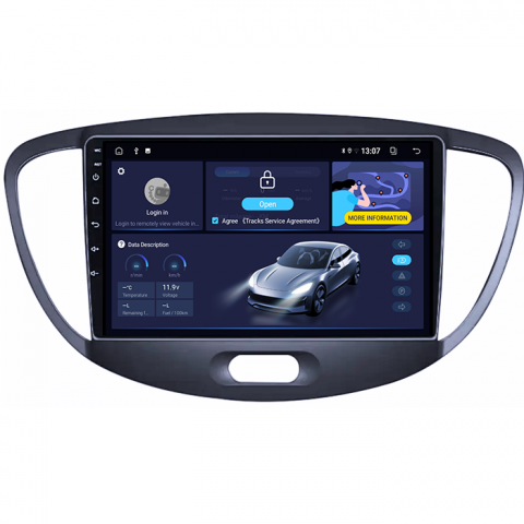 (Resigilata) Navigatie dedicata Hyundai i10 2007-2013, 2GB RAM 32GB ROM, Quad Core, Display 9" IPS Full HD, Carplay, Android 13, Bluetooth, Magazin Play, Suport camere AHD [11]