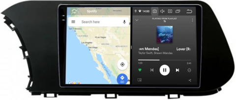 Navigatie dedicata Hyundai i20 2021+, 12GB RAM 256GB ROM, Android 13, Rezolutie 2K, Display QLED, 9", DSP, Carplay, Android Auto, Internet, Youtube, Waze, Wi Fi, USB [3]