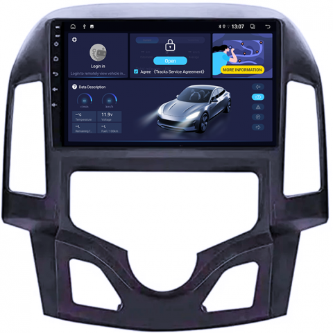 (Resigilata) Navigatie dedicata Hyundai i30 2007-2012, 2GB RAM 32GB ROM, Quad Core, Display 9" IPS Full HD, Carplay, Android 13, Bluetooth, Magazin Play, Suport camere AHD [7]
