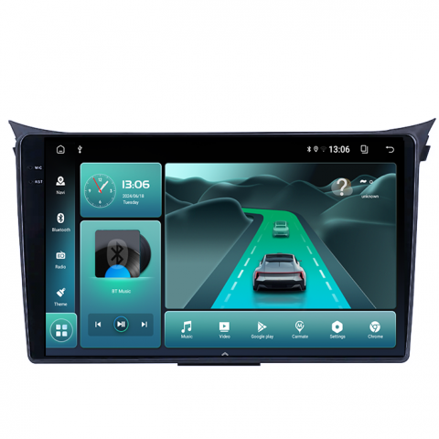 (Resigilata) Navigatie dedicata Hyundai I30 2011-2017, 2GB RAM 32GB ROM, Quad Core, Display 9" IPS Full HD, Carplay, Android 13, Bluetooth, Magazin Play, Suport camere AHD [5]