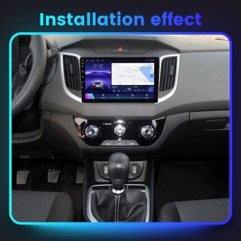 Navigatie dedicata Hyundai IX25 2015-2019, 4 GB RAM 32 ROM, Android 13, Display QLED 1K, 10", DSP, Carplay, Android Auto, Internet, Youtube , Waze , WI-FI , USB , Bluetooth [8]
