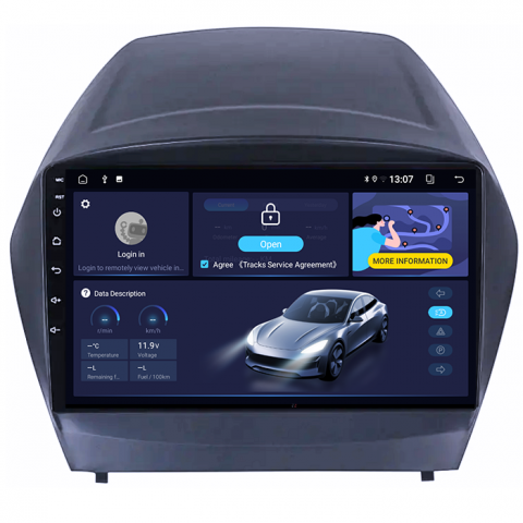 (Resigilata) Navigatie dedicata Hyundai IX35 2009-2015, 2GB RAM 32GB ROM, Quad Core, Display 9" IPS Full HD, Carplay, Android 13, Bluetooth, Magazin Play, Suport camere AHD [3]