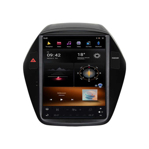 IX35 2009-2015 - Navigatie dedicata Hyundai IX35 2010-2015 Tesla Style, 4GB RAM 64GB ROM, ANDROID 13, Carplay&Android Auto, 9.7 inch, Internet, Aplicatii, Waze