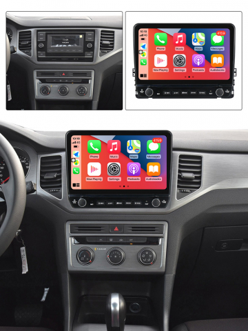Navigatie dedicata Volkswagen T6 2015+, Taigo, T-Roc, T-Cross, Caravelle, Arteon cu butoane rotative model 2024, 9 Inch, 2GB RAM 32GB ROM, Quadcore, Android 13, WiFi, Bluetooth, Magazin Play [3]