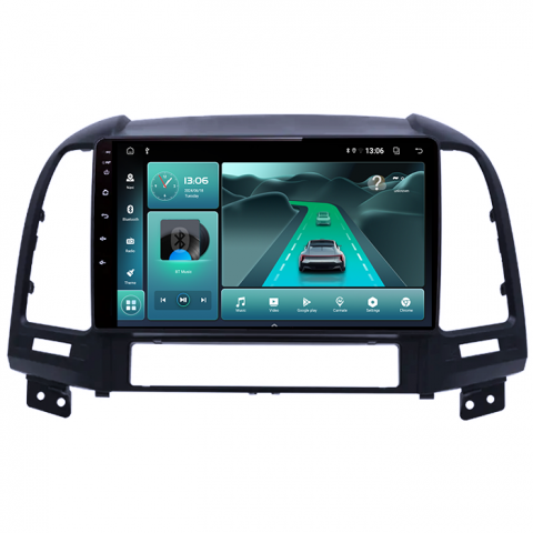 (Resigilata) Navigatie dedicata Hyundai Santa Fe 2005-2012, 2GB RAM 32GB ROM, Quad Core, Display 9" IPS Full HD, Carplay, Android 13, Bluetooth, Magazin Play, Suport camere AHD [4]