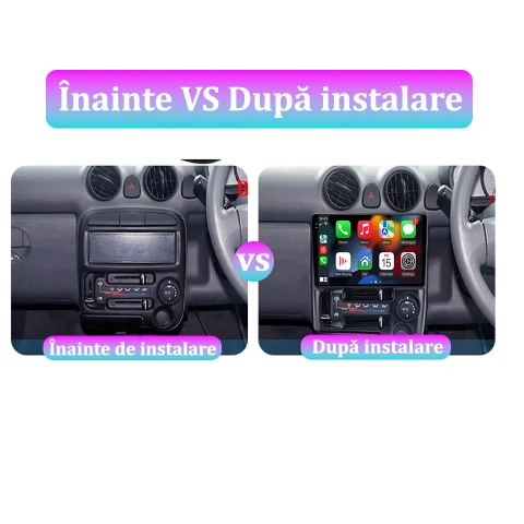 Navigatie dedicata Hyundai Santro 2006-2015, 12GB RAM 256GB ROM, Android 13, Rezolutie 2K, Display QLED, 9", DSP, Carplay, Android Auto, Internet, Youtube, Waze, Wi Fi, USB [4]