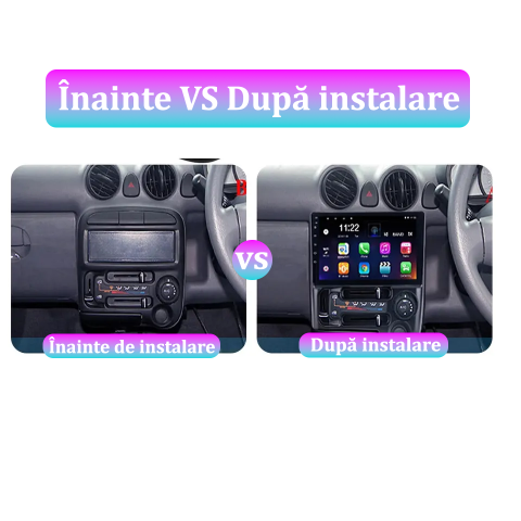 Navigatie dedicata Hyundai Santro 2006-2015 , 4GB RAM 32GB ROM, Octacore, Android 14, Display QLED 1K 9", DSP, Carplay&Android Auto, SIM 4G, Bluetooth, Ventilator Activ [3]