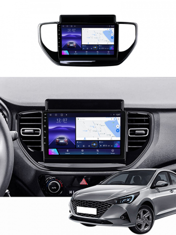 (Resigilata) Navigatie dedicata Hyundai Solaris 2 2020-2021, 2GB RAM 32GB ROM, Quad Core, Display 9" IPS Full HD, Carplay, Android 13, Bluetooth, Magazin Play, Suport camere AHD [2]