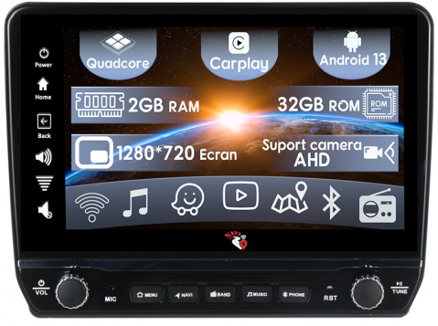 Passat B5 2000-2005 - Navigatie dedicata Passat B5 cu butoane rotative model 2024, 9 Inch, 2GB RAM 32GB ROM, Quadcore, Android 13, WiFi, Bluetooth, Magazin Play
