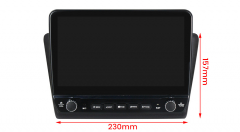 Navigatie dedicata Rapid 2013-2017 cu butoane rotative model 2024, 9 Inch, 2GB RAM 32GB ROM, Quadcore, Android 13, WiFi, Bluetooth, Magazin Play [7]