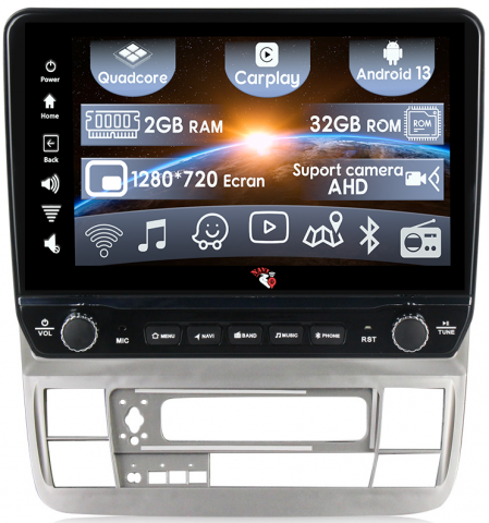 Alphard 2002-2008 - Navigatie dedicata Alphard 2002-2007 cu butoane rotative model 2024, 9 Inch, 2GB RAM 32GB ROM, Quadcore, Android 13, WiFi, Bluetooth, Magazin Play