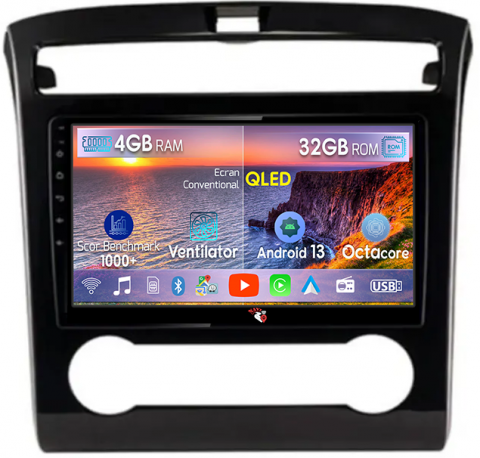 Hyundai - Navigatie dedicata Hyundai Tucson 2021 , 4 GB RAM 32 ROM, Android 13, Display QLED 1K, 10", DSP, Carplay, Android Auto, Internet, Youtube , Waze , WI-FI , USB , Bluetooth