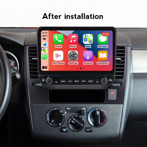 Navigatie dedicata Tiida 2005-2010 cu butoane rotative model 2024, 9 Inch, 2GB RAM 32GB ROM, Quadcore, Android 13, WiFi, Bluetooth, Magazin Play [2]
