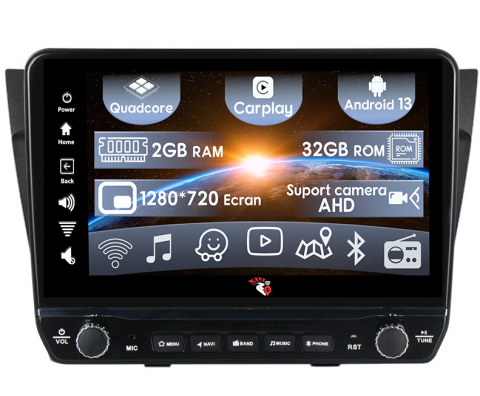 Toyota - Navigatie dedicata Mark 2000-2007 cu butoane rotative model 2024, 9 Inch, 2GB RAM 32GB ROM, Quadcore, Android 13, WiFi, Bluetooth, Magazin Play