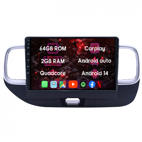 (Resigilata) Navigatie dedicata Hyundai Venue 2019-2020, 2GB RAM 32GB ROM, Quad Core, Display 9" IPS Full HD, Carplay, Android 13, Bluetooth, Magazin Play, Suport camere AHD [6]